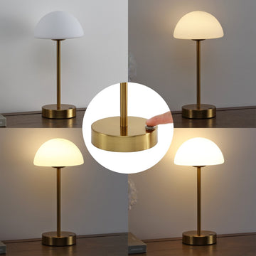 Xavier 12.5" Modern Minimalist Iron Rechargeable Integrated LED Table Lamp - JONATHAN Y